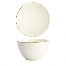 TDS, Bowl, Nippon White, Lines, Ø 11.4 x 6 cm - Item No. 16423