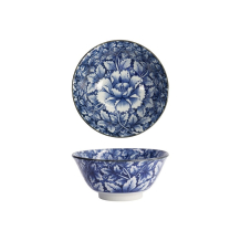 Tokyo Design Studio Schale, Hana Blue Mixed Bowls, Ø 14,8 x 6,8 cm 550 ml, Dami Botan