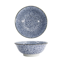 TDS, Ramen Bowl, Hana Blue Mixed Bowls, Ø 20.5 x 8 cm 1200 ml, Momiji Maple - Item No. 16540