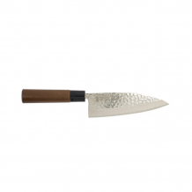 TDS, Stainless Steel Cooking Knife Deba 150mm Hammered Style, Kitchenware, Item no.: 16608