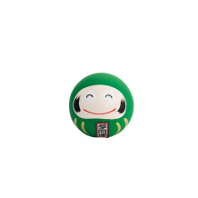 TDS, Lucky Charm Daruma, Decoration, Green, Ø 6x6x6cm - Item No.16914