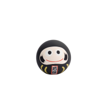 TDS, Lucky Charm Daruma, Decoration, Black, Ø 6x6x6cm - Item No.16916