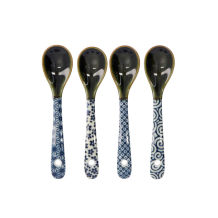 TDS, 4 Spoons, 12.5 cm, Blue, Item No. 17102