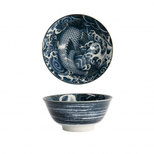TDS, Japonism, Schale, Dunkelgrau, Ø 15x7 cm, Carp - Art No: 17114