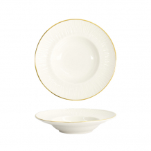 TDS, Pasta Plate, Nippon White, Lines, Ø 13 cm 50 ml - Item No. 17275