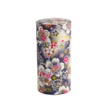 TDS, Tea Container S.S., 7.4x15.5cm, 200gr, Flower Grey, item No.: 17314