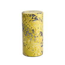 TDS, Tee Container S.S., 7.4x15.5cm, 200gr, Gold mit Blumen, Artikel Nr.: 17323