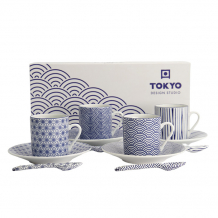 TDS, Espresso Set, Giftset, Nippon Blue, 12 pcs, 80 ml, Item No. 17328