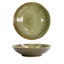 TDS, Plate, Shinryoku Green, Ø 21 cm, Item No. 17396