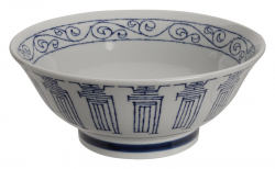 TDS, Ramen Bowl, Mixed Bowls Kotobuki Blue, Ø 21.5 x 9 cm, Item No. 17745