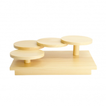 TDS, Wooden Sushi Geta, Kitchenware, 26.3 x 18.4 x 8.7 cm, Item No. 17859
