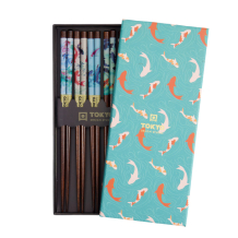 TDS, Chopstick Set, Goldfish, 5 pair, 22,5 cm, Item No. 17861