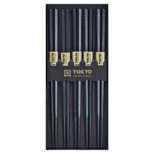 TDS, Chopstick Set, Polymer Glassfibre Pentagon Shape A4, Kitchenware, 5 pair, 22 cm, Item No. 17932