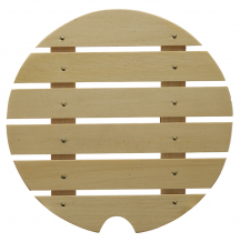 TDS, ABS Chirashi Box Basiseinlage aus Holz, Ø 15.5x1.2cm, Art.-Nr. 18324