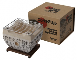 TDS, Konro Grill ST-20 1/8, incl. Grill grid and base, Kitchenware, 18x18x13 cm, item no. 18344