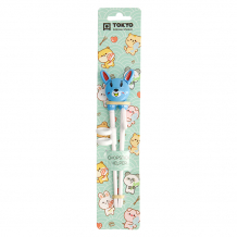 TDS, Kids-Chopsticks, Kitchenware, 18 cm, Rabbit, Blue - Item No. 18380