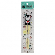 TDS, Kids-Chopsticks, Kitchenware, 18 cm, Penguin, Black - Item No. 18388