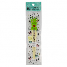 TDS, Kids-Chopsticks, Kitchenware, 18 cm, Frog, Green - Item No. 18389