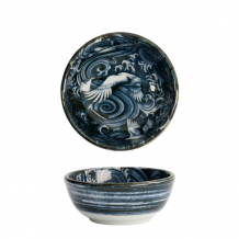 TDS, Japonism, Saucenschale, Dunkelgrau, Ø 8,7 x 3,7 cm, 95 ml, Crane - Art Nr. 18697