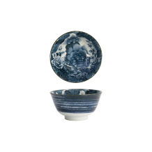 Tokyo Design Studio Schale Japonism Lion Dunkelgrau, Porzellan, Ø 12,7 × 6,8 cm