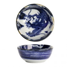 TDS, Japonism, Schale, Blau, Ø 8,7 x 3,7 cm, 95 ml, Dragon -Art Nr: 18752