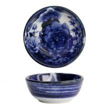 TDS, Japonism, Bowl, Blue, Ø 8.7 x 3.7 cm, 95ml, Lion - Item No: 18753