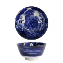 TDS, Japonism, Bowl, Blue, Ø 15 x 7 cm, Lion, Item No: 18760