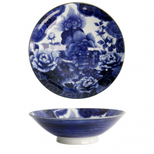 TDS, Japonism, Schale, Blau, Ø 25,2 x 7,7 cm, Lion - Art Nr: 18766
