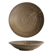 Tokyo Design Studio Schale Iga Matte Braun, Steinzeug, Ø 25,3 × 5,2 cm