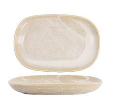 TDS, Oval Teller, Titanium Matte Teller, 19x13x2.4cm, Art.-Nr.20361