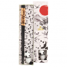 Chopsticks inclusive Rest, Giftset, Panda - Item No. 20721