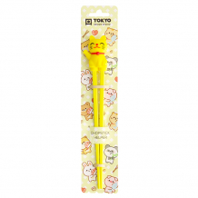 TDS, Kids-Chopsticks , Kitchenware, 22 cm, Lucky Cat, Yellow - Item No. 20726