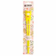 TDS, Kids-Chopsticks, Kitchenware, 22 cm, Pig, Yellow - Item No. 20729