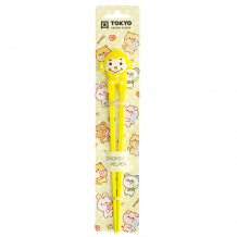 TDS, Kids-Chopsticks , Kitchenware, 22 cm, Monkey, Yellow - Item No. 20730