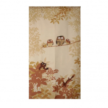 TDS, Noren (curtain for doors), Forest Animal, 85x150 cm, Item no. 20791