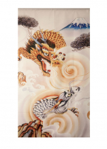 TDS, Noren (curtain for doors), Two dragon Mt. Fuji, 85x150 cm, Item no. 20792