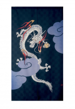 TDS, Noren (curtain for doors), Rising Dragon, 85x150 cm, Item no. 20793