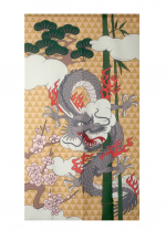 TDS, Noren (curtain for doors), Goodwill Shochikuume and Unryu , 85x150 cm, Item no.20829