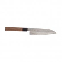 TDS, Ishizuchi Blue2 (Universal Knife) Damascus Polished Santoku 16,5 cm, Kitchenware, Item no.: 20879