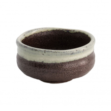 TDS, Matcha Bowl Kuro-Iga-Nuriwake, Black, Ø 8.5x4.5 cm, Item No. 20946