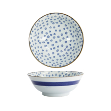 TDS, Bowl, Japan Flower, Mizu,  Ø 19 x 7.5 cm 1000 ml, Item No. 2096