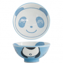 TDS, Reis-Schale, Kawaii Panda, Blau, Ø 10.5x5.5 cm, 200ml - Art Nr: 21000