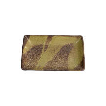 Tokyo Design Studio Servierplatte Chakogashi Braun, Porzellan, 21 × 13,5 × 2,8 cm