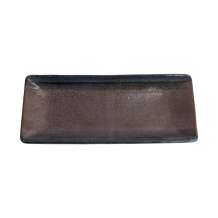 Tokyo Design Studio Serving Platter Masiko Kinyo Black, Porcelain, 28.5 × 12.5 × 2.5 cm