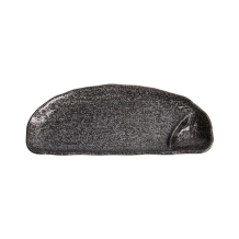 Tokyo Design Studio Large Rectangular Plate Kuroyuteki Black, Porcelain, 27.5 × 12 × 2.5 cm