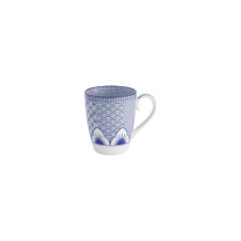 Tokyo Design Studio Mug Lily Flower Blue, Porcelain, Ø 8.8 × 10.5 cm, 350 ml