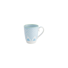 Tokyo Design Studio Mug Lily Flower Light Blue, Porcelain, Ø 8.8 × 10.5 cm, 350 ml