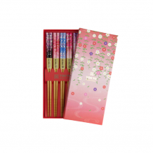 TDS, Chopstick Set, Flowers, 5 pair, Item No. 21314