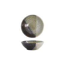 Tokyo Design Studio Bowl Oboro Yamakage Black/Brown/White, Ceramic, Ø 13 × 4.5 cm, 250 ml