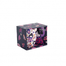 TDS, Kawaii Kokeshi Mug W/Giftbox, 8.5x10.2cm, 380 ml, Item No. 21532